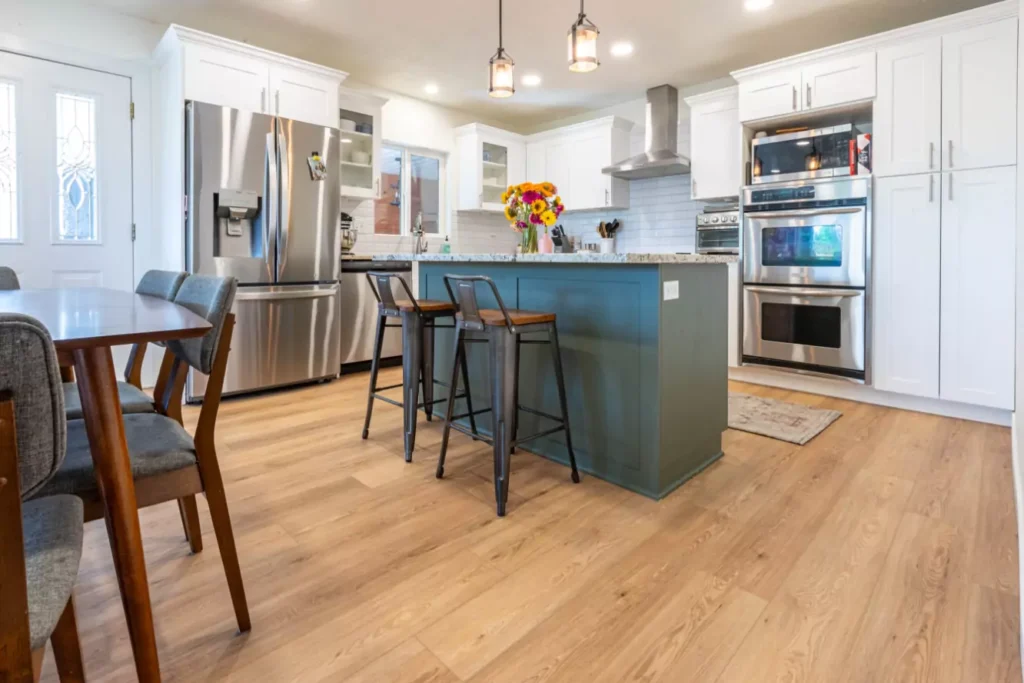 Kitchen Flooring installed by experts from EZ Flooring