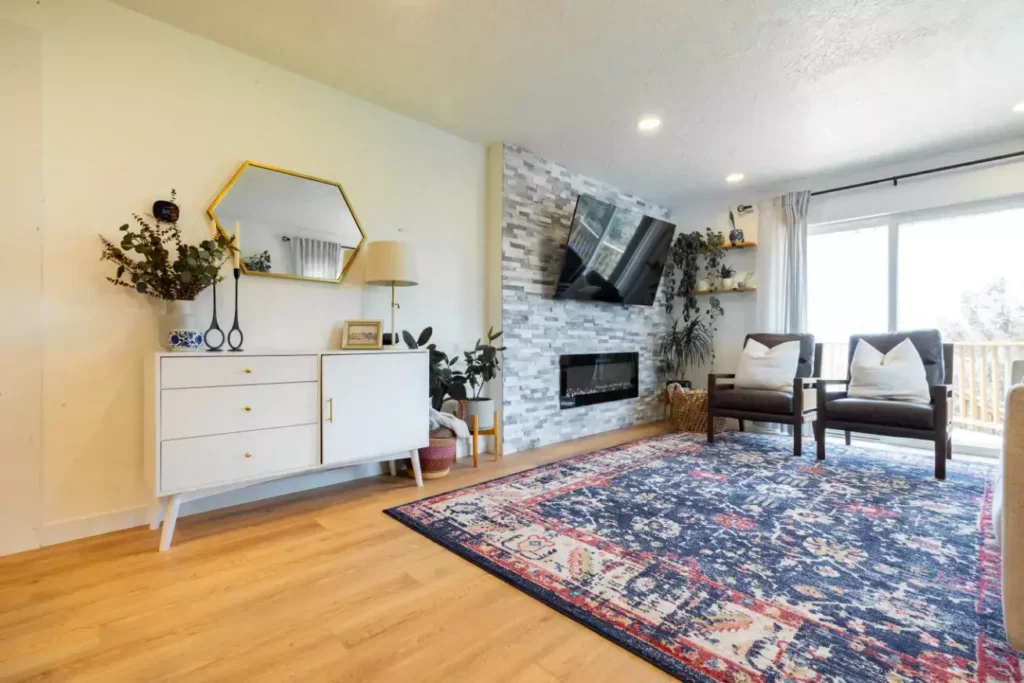 Living Room Flooring with Carpet by EZ Flooring